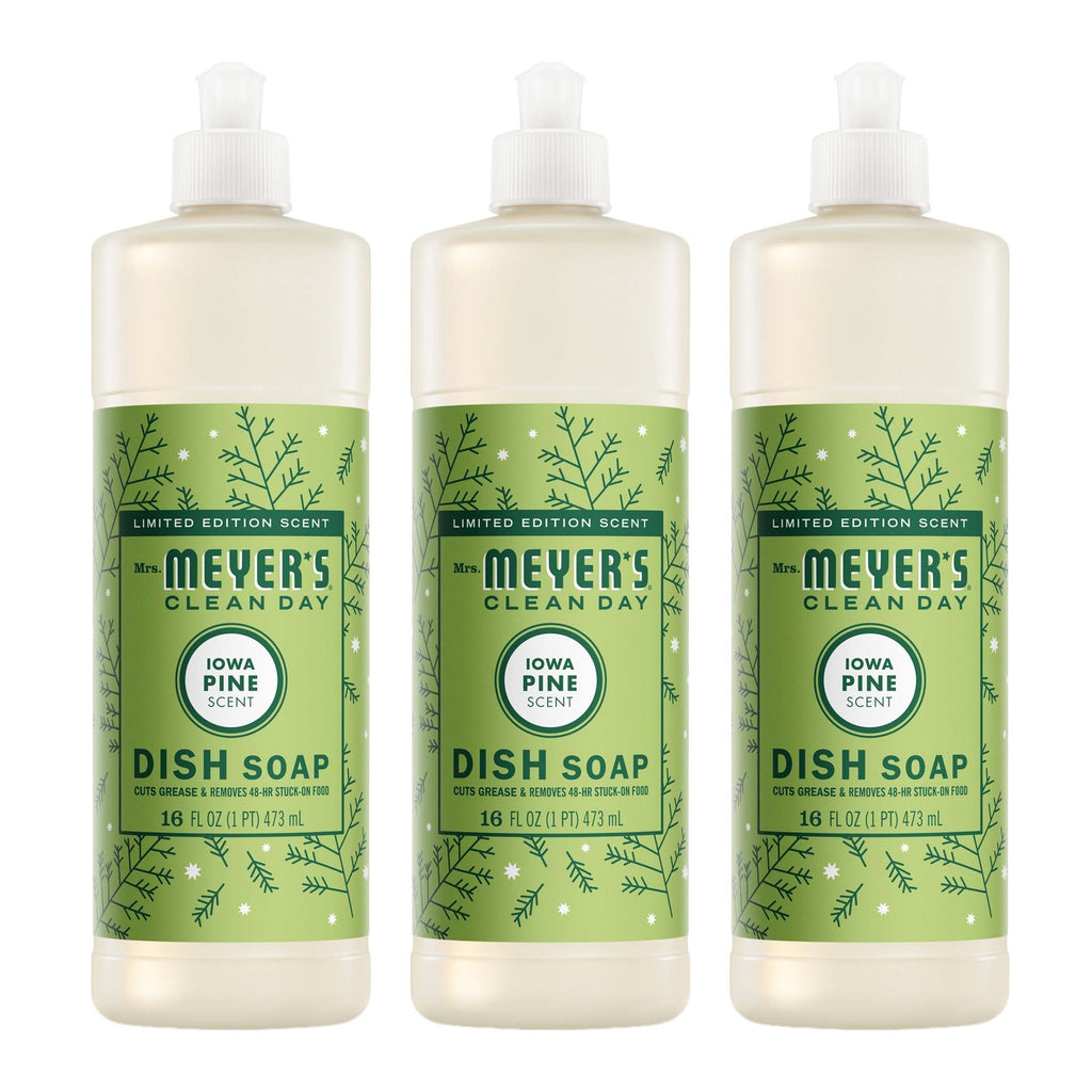 Mrs. Meyer's Iowa Pine Dish Soap 3-count bundle