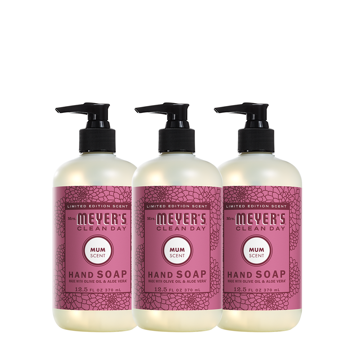 Mrs. Meyer's Mum Liquid Hand Soap 3-count Bundle